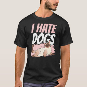 Jag Hatade Hundar Djur Katt Katter Husdjur T Shirt