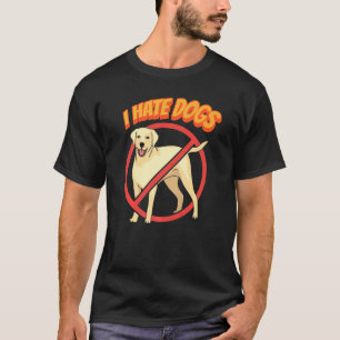 Jag Hatade Hunds Katter Katt Husdjur Djur T Shirt