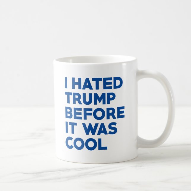 Jag hatade Trump Kaffemugg (Höger)