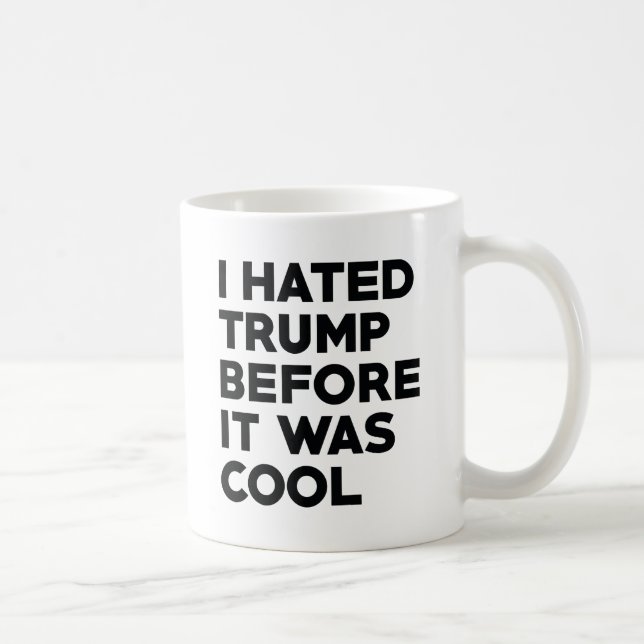 Jag hatade Trump Kaffemugg (Höger)