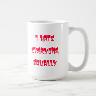 Jag hatar alla, lika kaffemugg