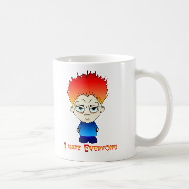 Jag hatar alla som presenterar Maxwell Kaffemugg (Höger)