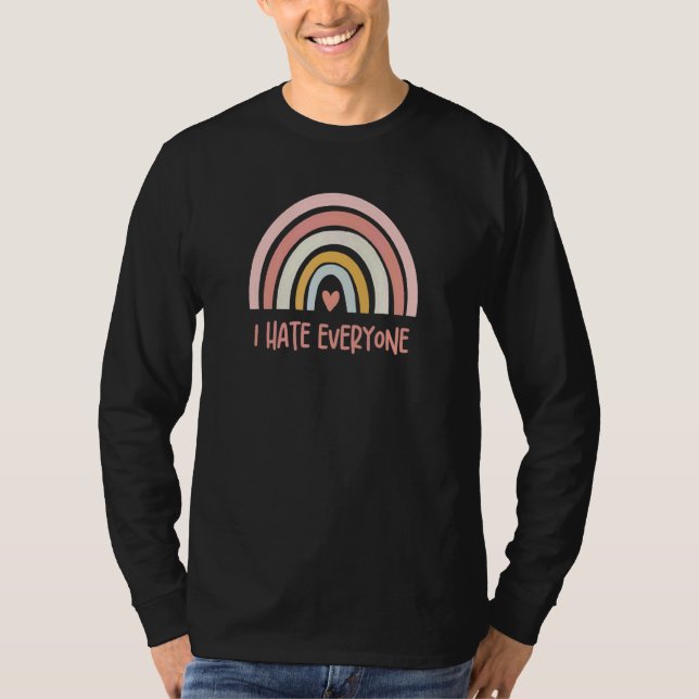 Jag hatar alla t shirt (Framsida)