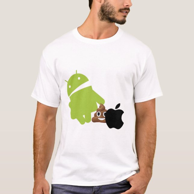 Jag hatar Apple Manar s T-shirt (Framsida)