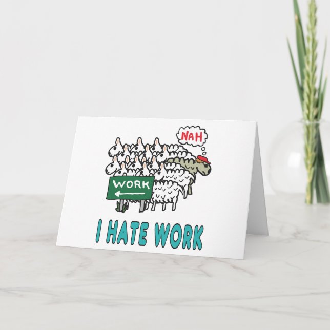 Jag hatar arbete kort (Framsida)
