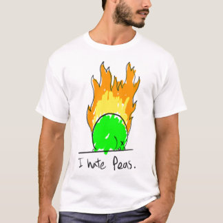 jag hatar ärtat-skjortan tee