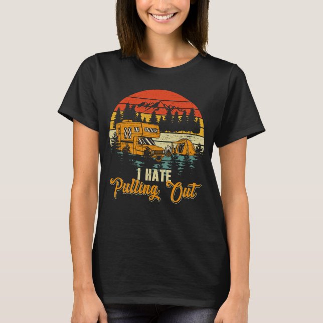 jag hatar att dra ut t shirt (Framsida)