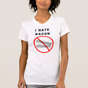 Jag hatar bacon t shirt