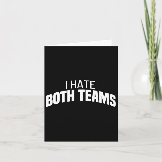Jag hatar båda teamens fina fotboll kort (Framsida)