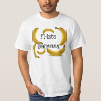 Jag hatar bananer - T-tröja T Shirt