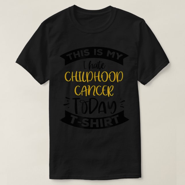 Jag hatar barncancer t shirt (Design framsida)