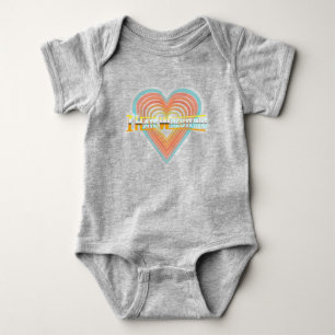 Jag hatar bodysuiten för brottninglogotypbabyen t shirt