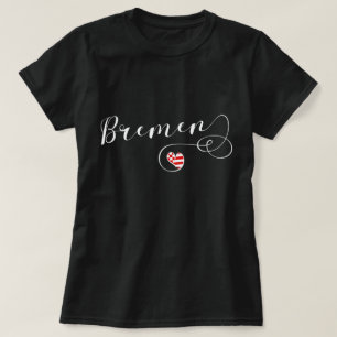 Jag hatar Bremen, Tyskland T Shirt
