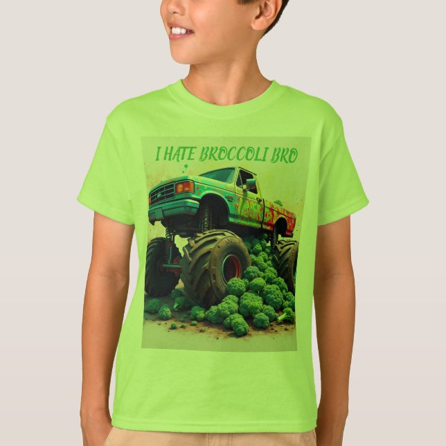 Jag hatar broccoli bro t shirt (Framsida)