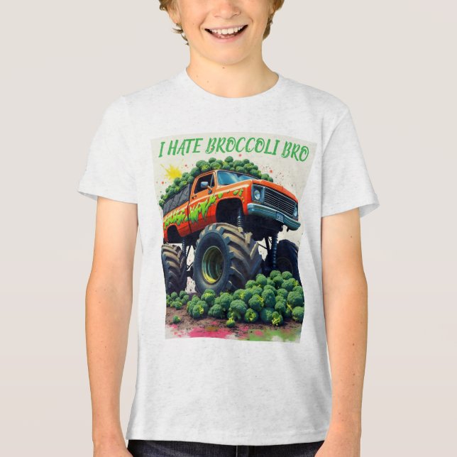 Jag hatar broccoli bro t shirt (Framsida)
