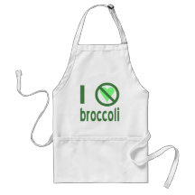 Jag hatar broccoli grön text