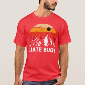 Jag hatar bugs antiCamping Mountain Design T Shirt
