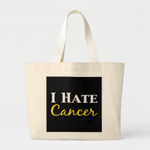 Jag hatar cancergåvor jumbo tygkasse