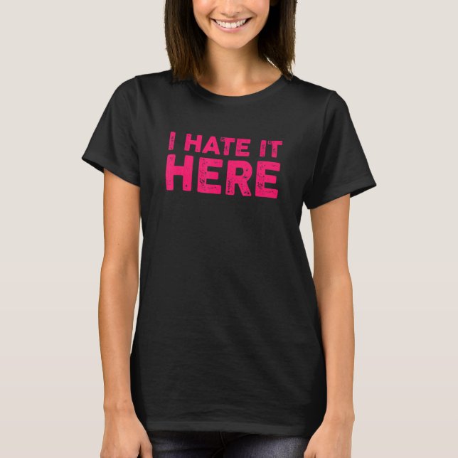 Jag hatar den här 7 t shirt (Framsida)