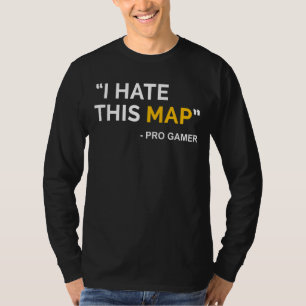 Jag hatar det här Karta-matchningsspelet FPS-spela T Shirt