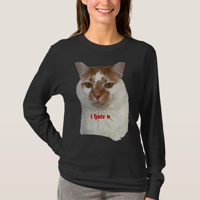 Jag hatar dig, Ca People Slogans T Shirt (Framsida)