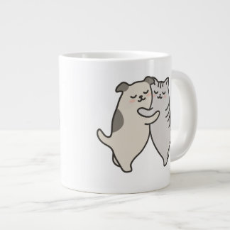 Jag hatar dig inte! jumbo mugg