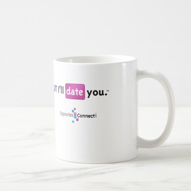 Jag hatar dig, men jag ska daterar dig muggen kaffemugg (Höger)
