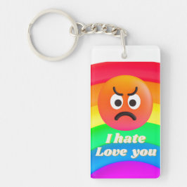 Jag hatar dig när du är i kärlek nyckelring