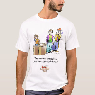 Jag hatar dräkt för annonsbyrålag tee shirt