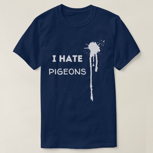 Jag hatar duvor t shirt (Design framsida)