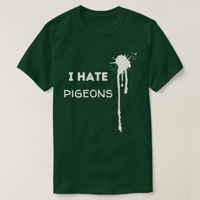 Jag hatar duvor t shirt (Design framsida)