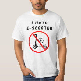 Jag hatar e-scooter t shirt