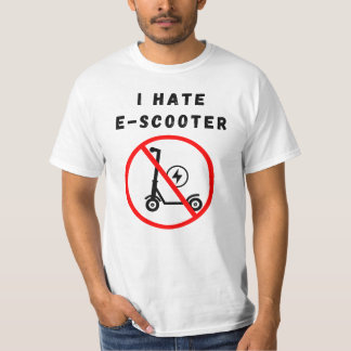 Jag hatar e-scooter t shirt