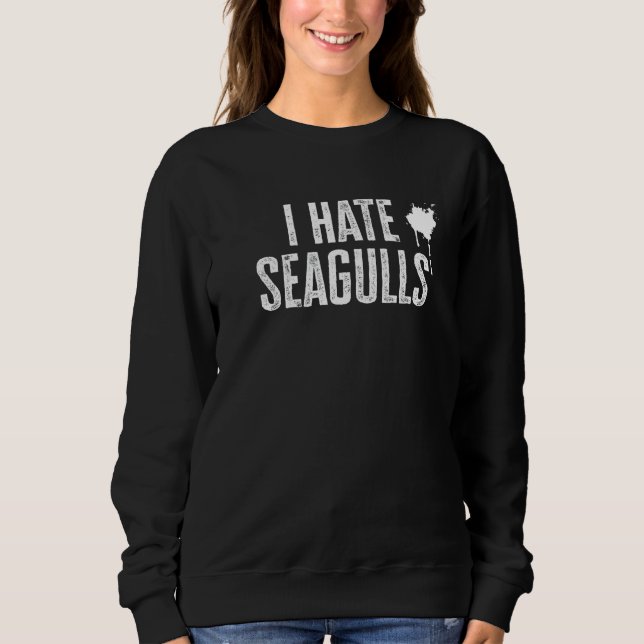 Jag hatar Fiskmåsar T Shirt (Framsida)