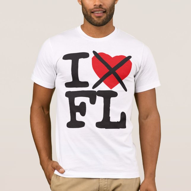 Jag hatar FL - Florida T Shirt (Framsida)