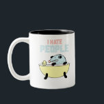 Jag hatar folk från Funy Mood Två-Tonad Mugg<br><div class="desc">Jag hatar folk från Lexwestshop</div>