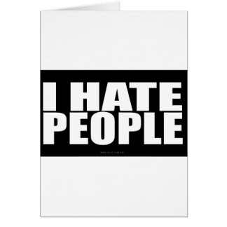 JAG HATAR FOLK HÄLSNINGSKORT