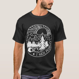 Jag hatar folk i läger t-shirts