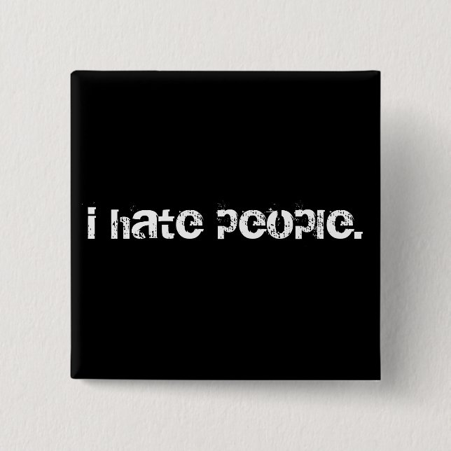 jag hatar folk knapp (Framsida)
