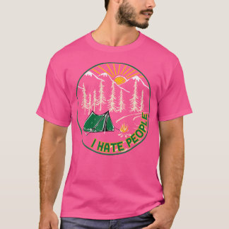 Jag hatar folk som gillar Camping Älskare som gömm T Shirt