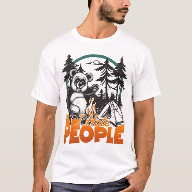 Jag hatar folk t shirt (Framsida)
