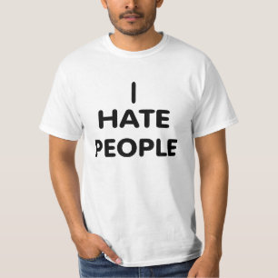 Jag hatar folk. t-shirt