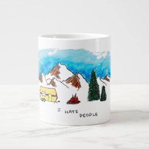 Jag hatar folkkaffe Mugg Jumbo Mugg