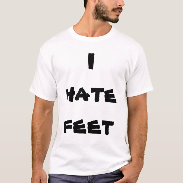 jag hatar fotutslagsplatsen t-shirt (Framsida)