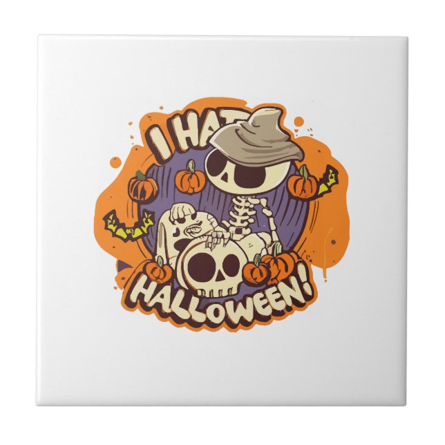 jag hatar halloween kakelplatta (Framsidan)