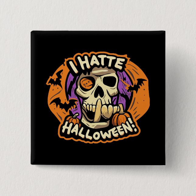 jag hatar halloween knapp (Framsida)