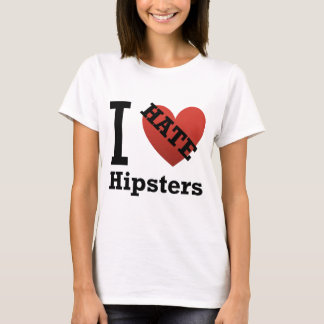 Jag hatar Hipsters T Shirt