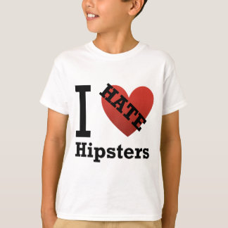 Jag hatar hipsters t-shirt