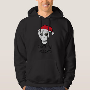 Jag hatar högerns julskalle anti jul     hoodie