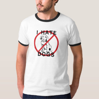 Jag hatar hundar t shirt
